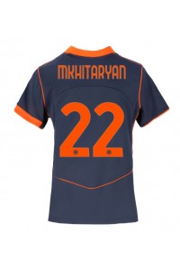 Inter Milan Henrikh Mkhitaryan #22 Jalkapallovaatteet Naisten Kolmaspaita 2025-26 Lyhythihainen